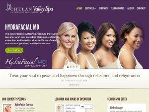 chelan valley spa homepage