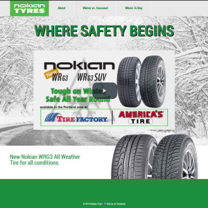 Nokian Tires Portland Website
