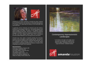 Print Booklet Marketing Materials for Fine Artist Amanda Houston