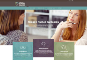 Responsive Website Design for the Oregon Nurses on Boards